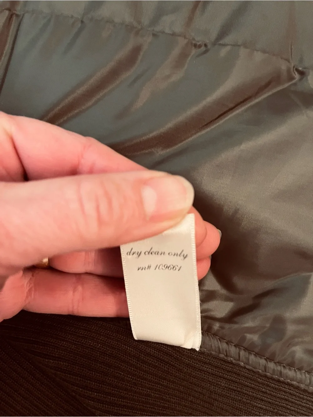 Quinn Women’s Quilted Olive Green Zip-Front Vest-sz S